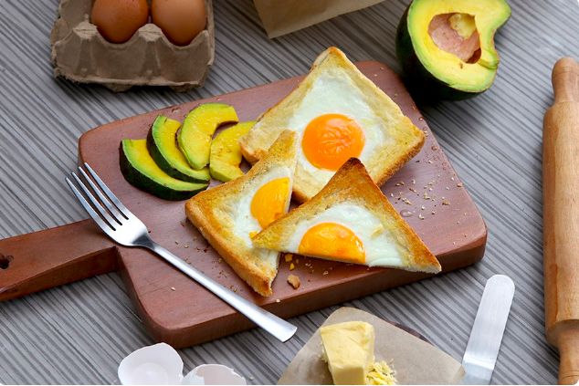 Twisted Sunshine Egg Toast