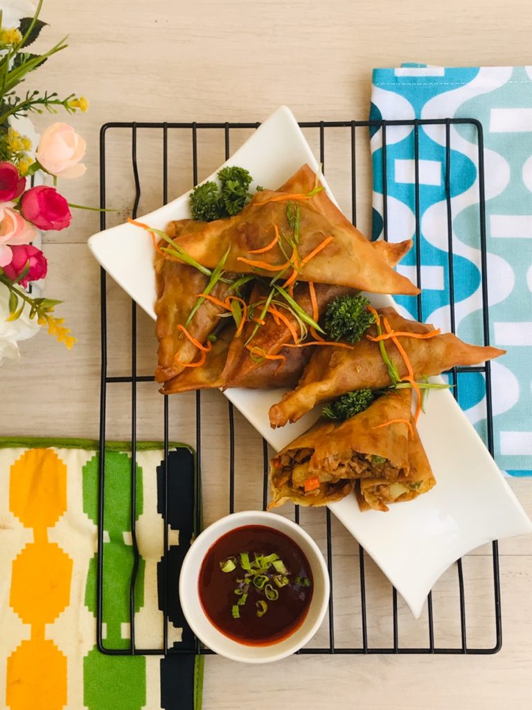 Oven Baked Tuna Samosas