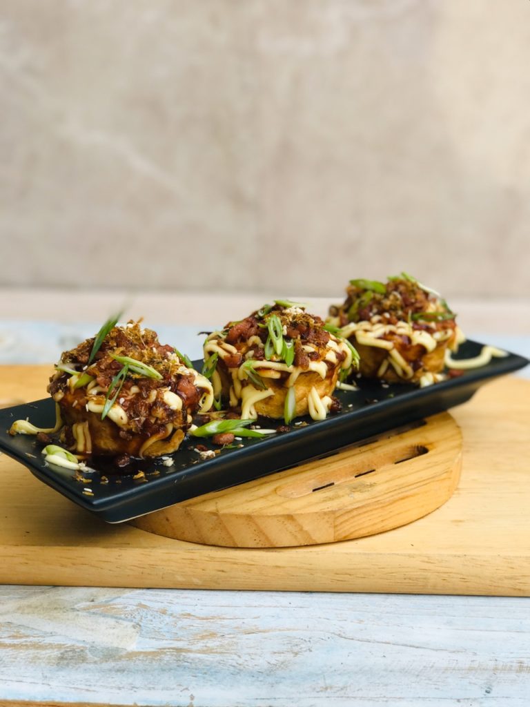 Baked Okonomiyaki Muffins
