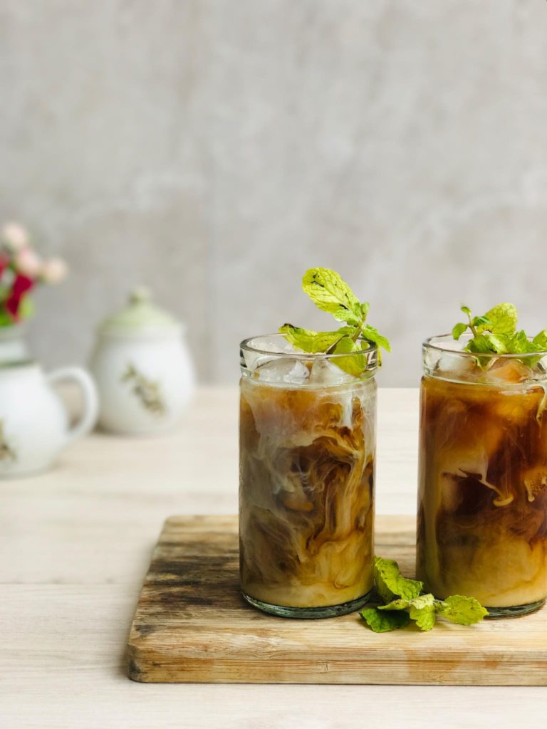 Fresh Mint Iced Coffee