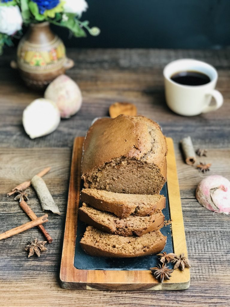 Cinnamon and Spice Sweet Potato Bread