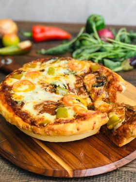 Deep Dish Veggie Pizza