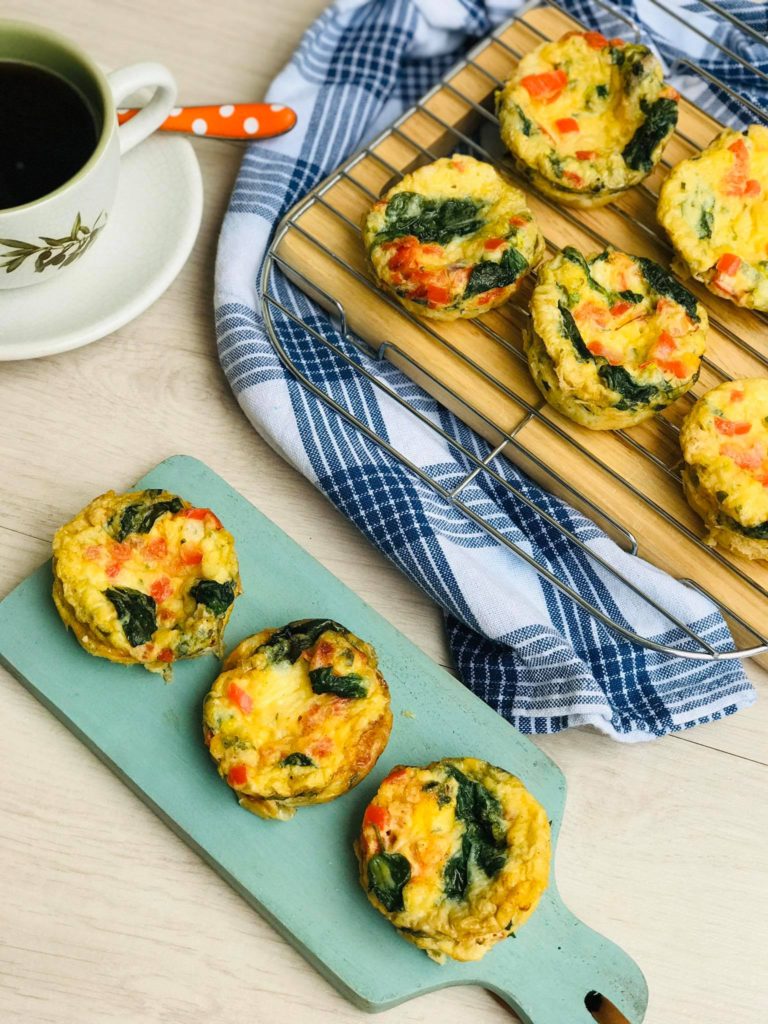 Mini Veggie Crustles Quiche