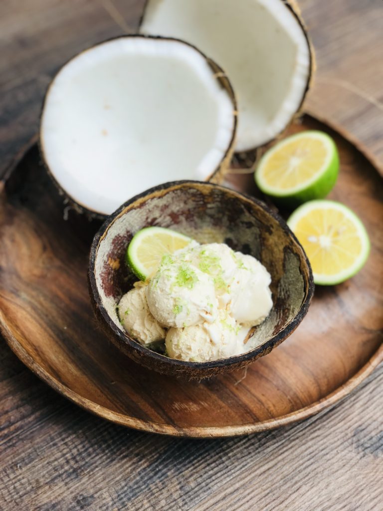 Vegan Sherbet (Coconut and Lime Sherbet)