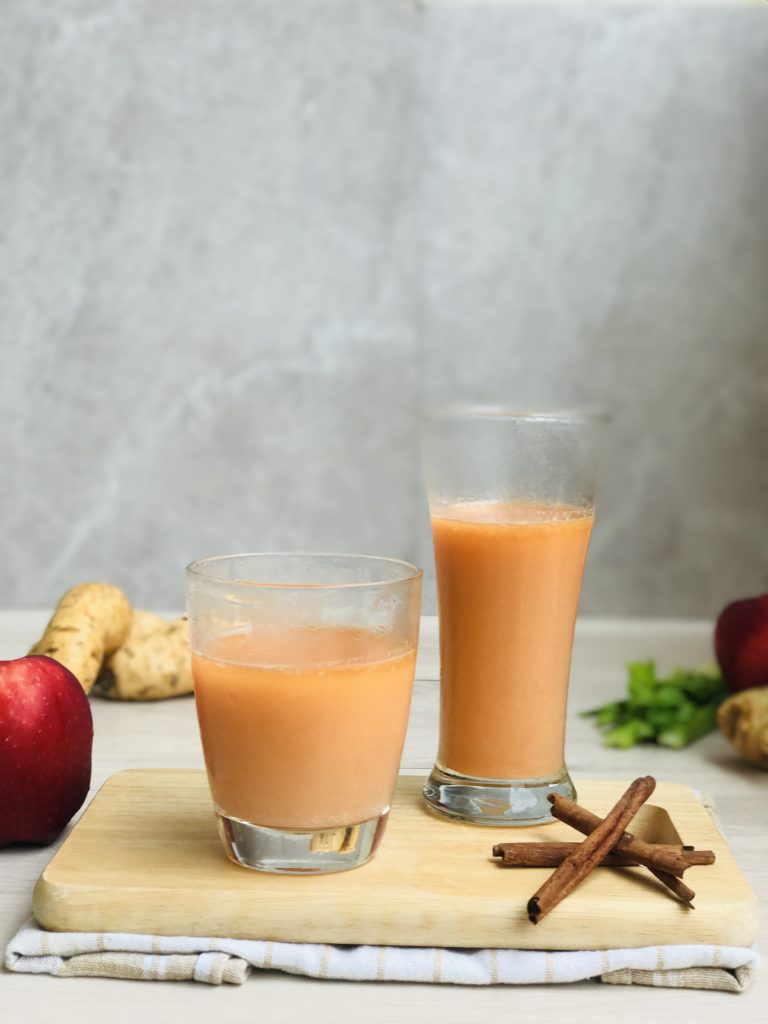 Sweet Potato Apple Ginger Juice