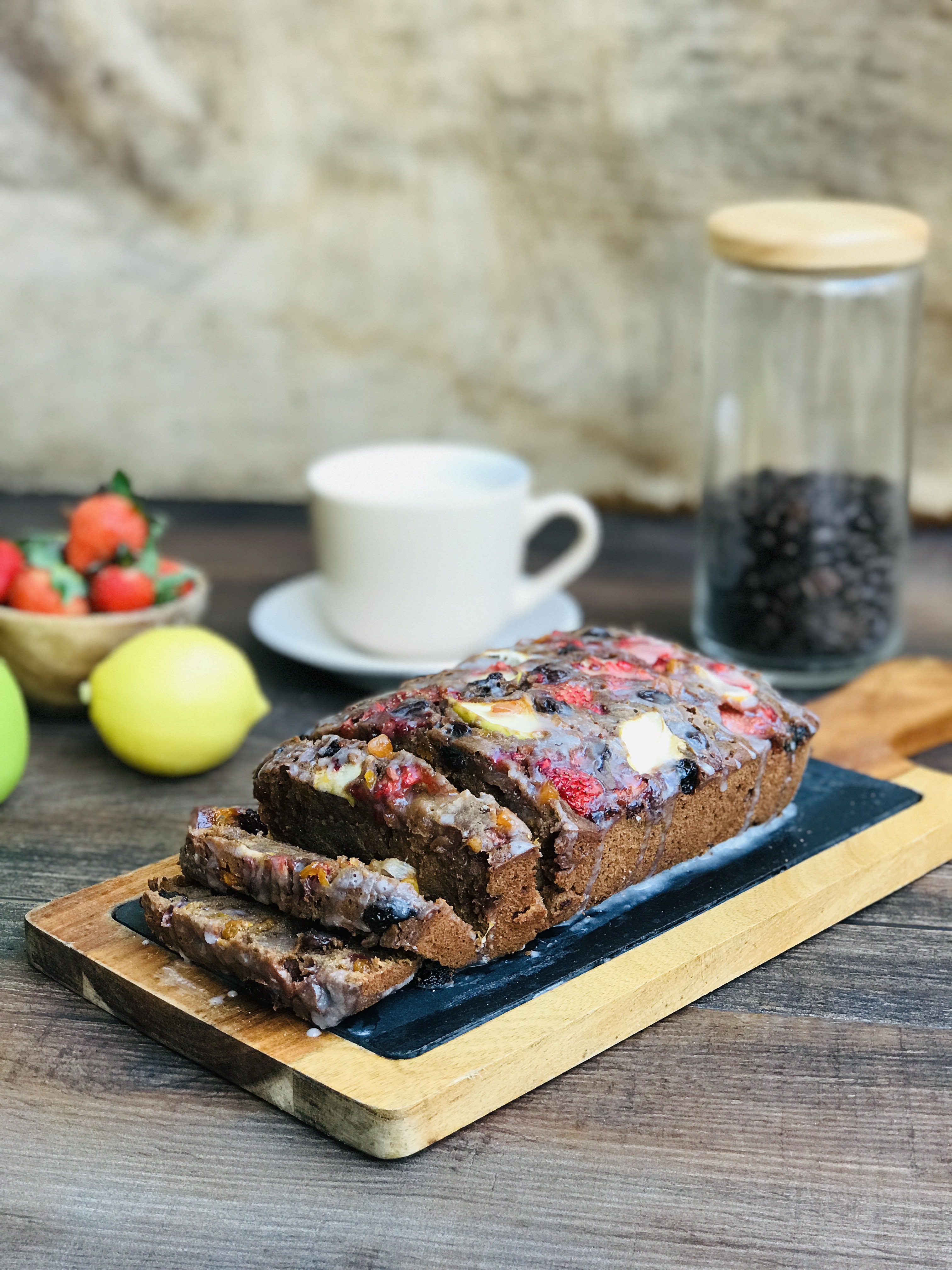 Coffee Fruit Cake