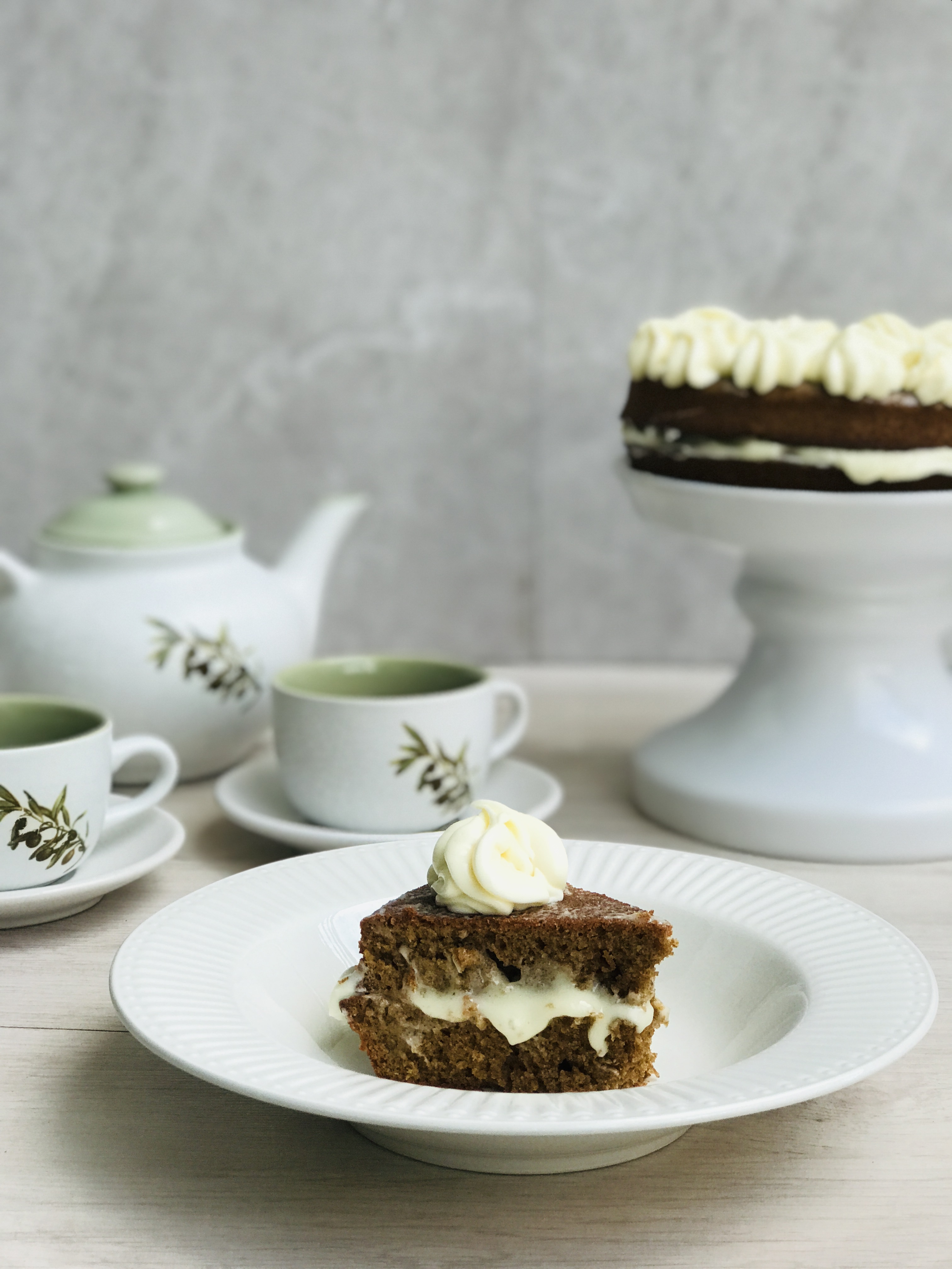 Juice Pulp Cake With Cream Cheese Frosting