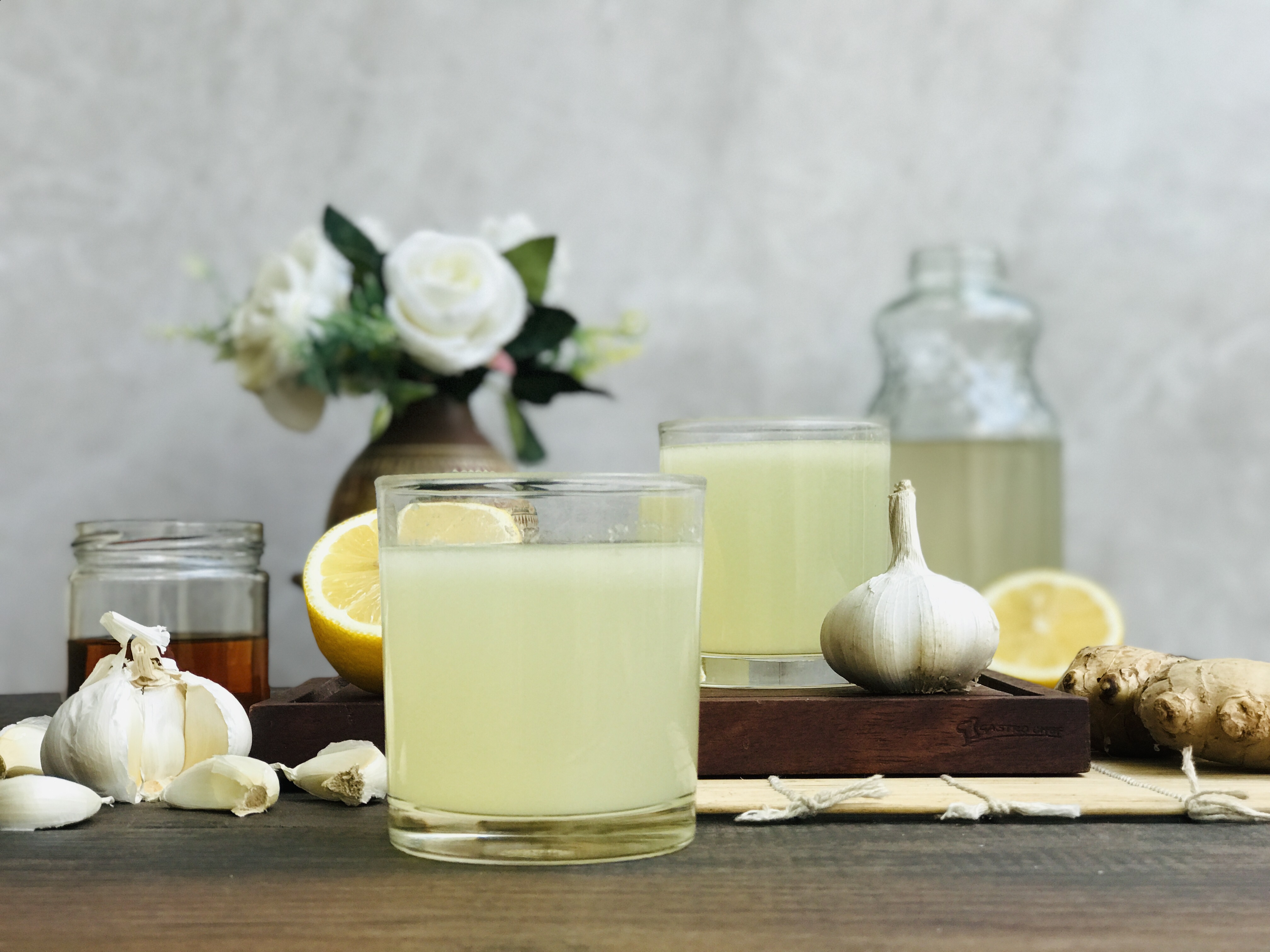 Lemon Garlic Ginger Drink