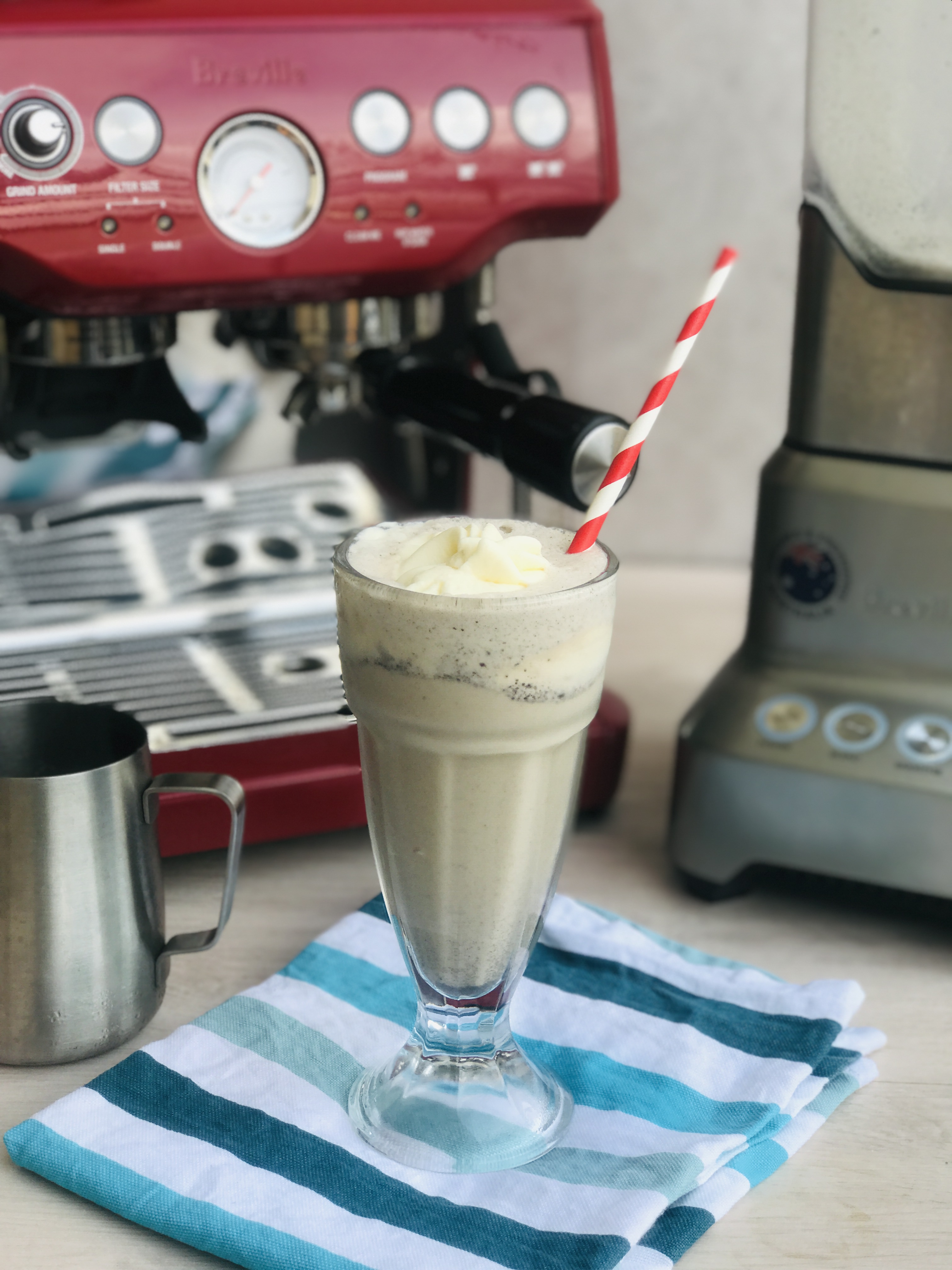 Salted Caramel Espresso Milkshake