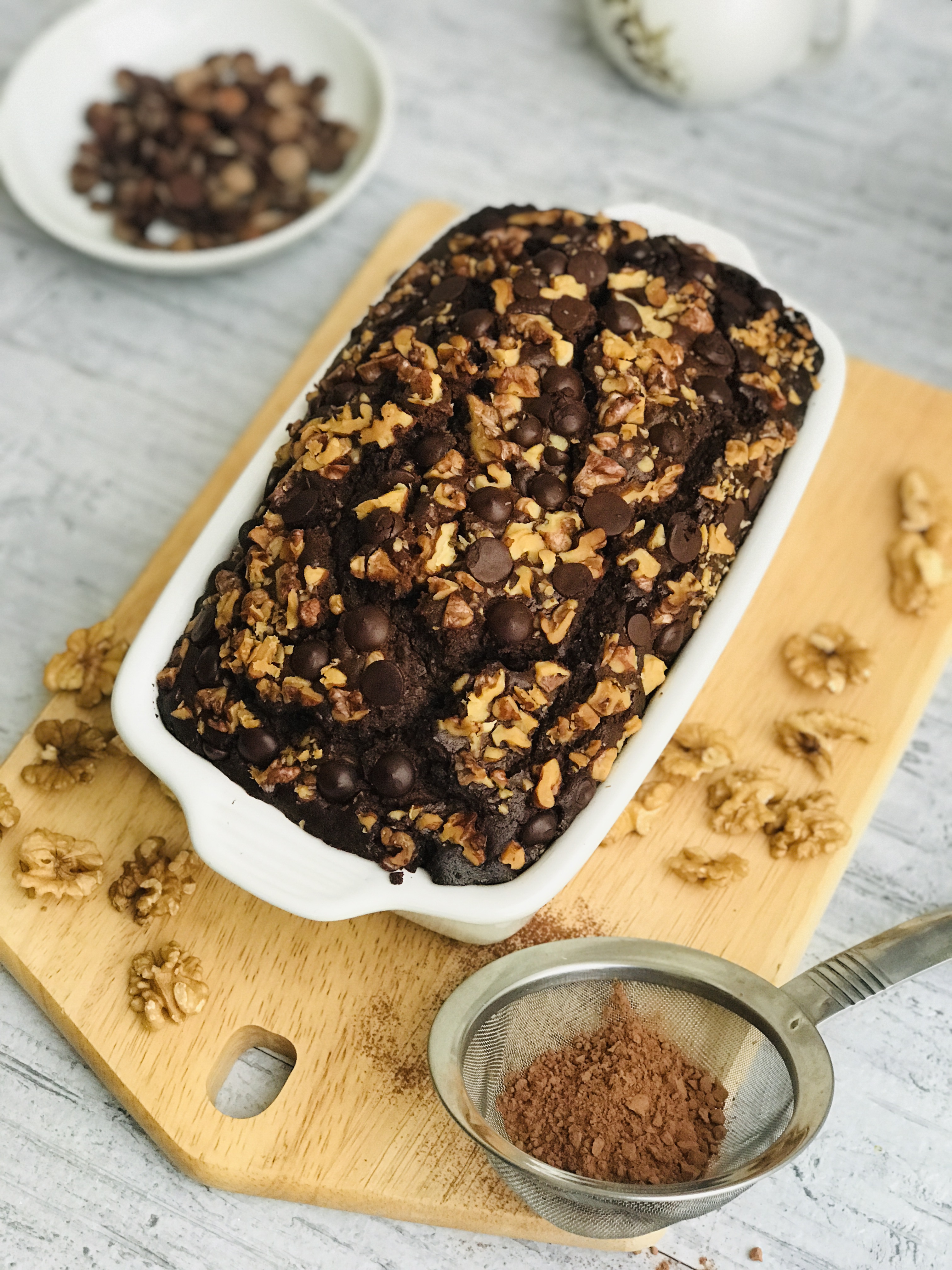 Chocolate Walnut Espresso Loaf