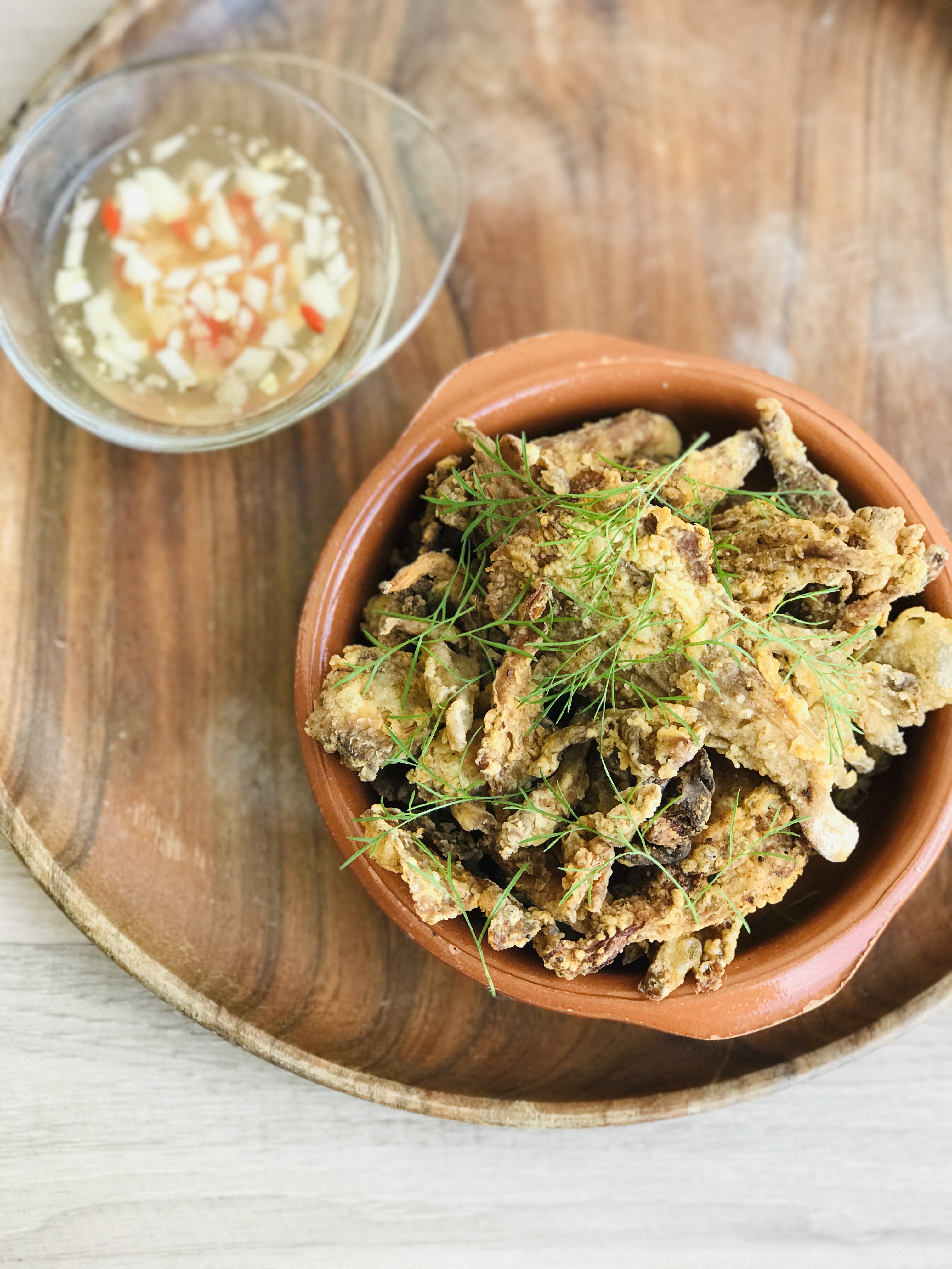 Baked Mushroom Chicharon