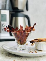 Coffee and Brown sugar Glazed Bacon