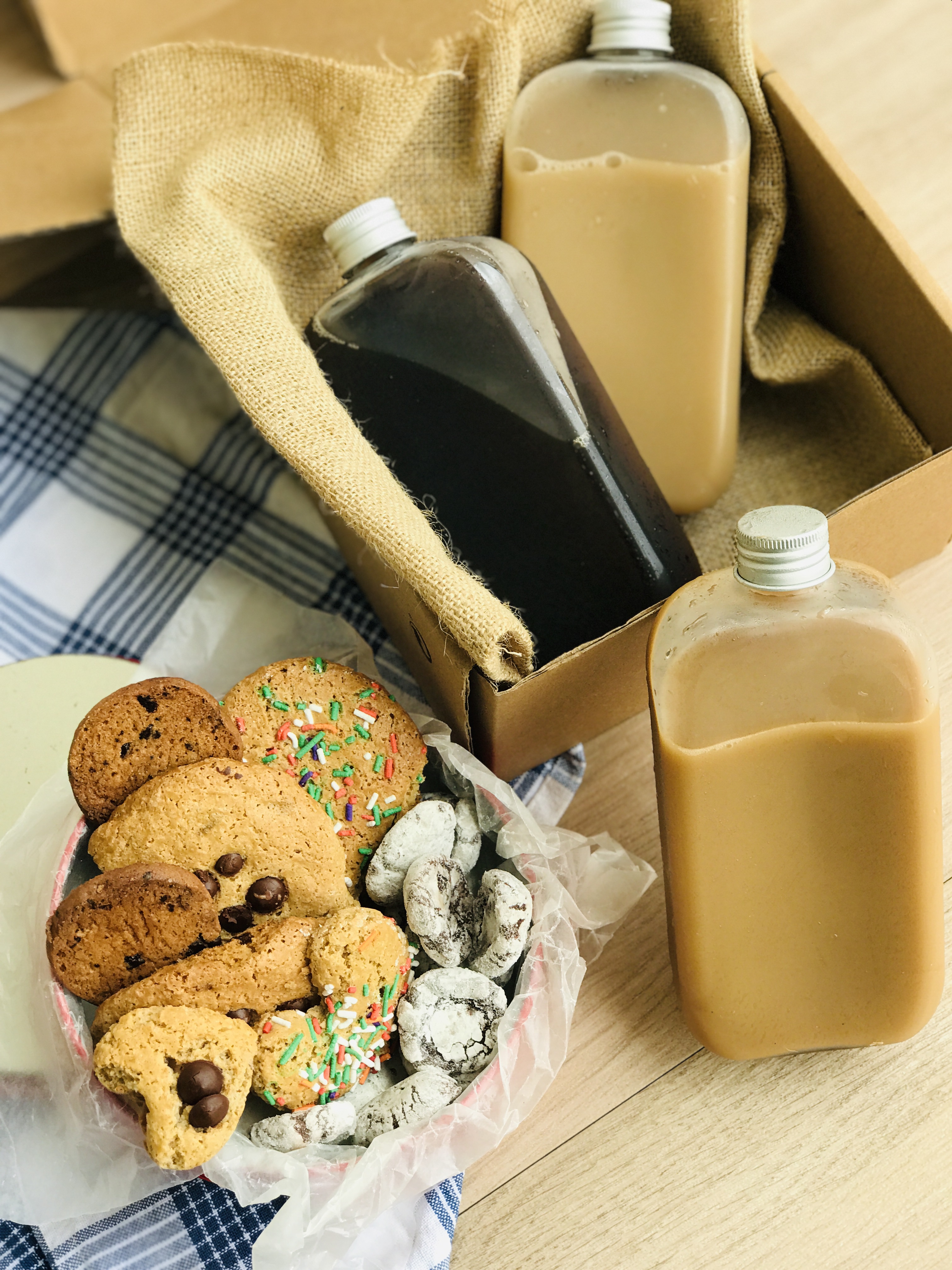 Cold Brew and Cookies in a box