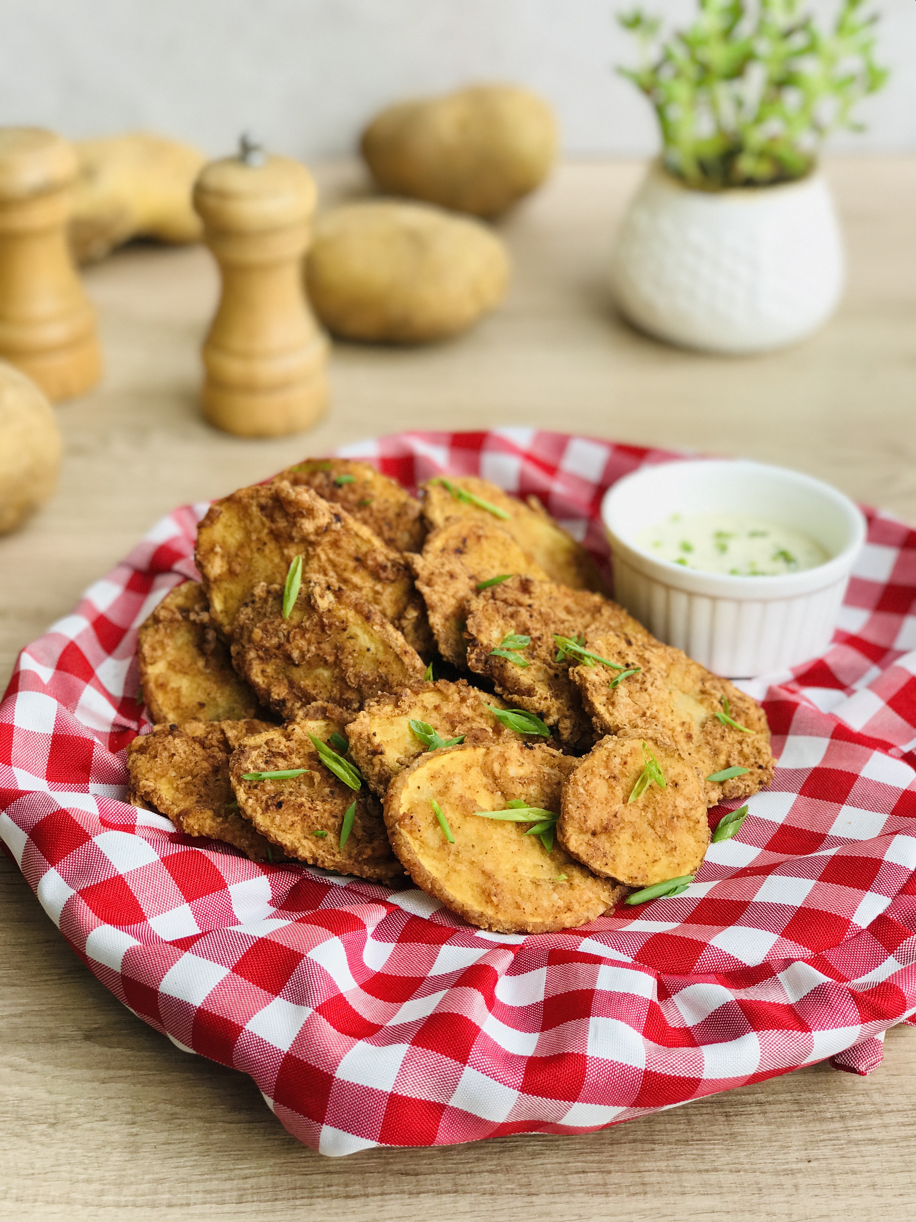 Air Fried Potatoes (ala Mojos)