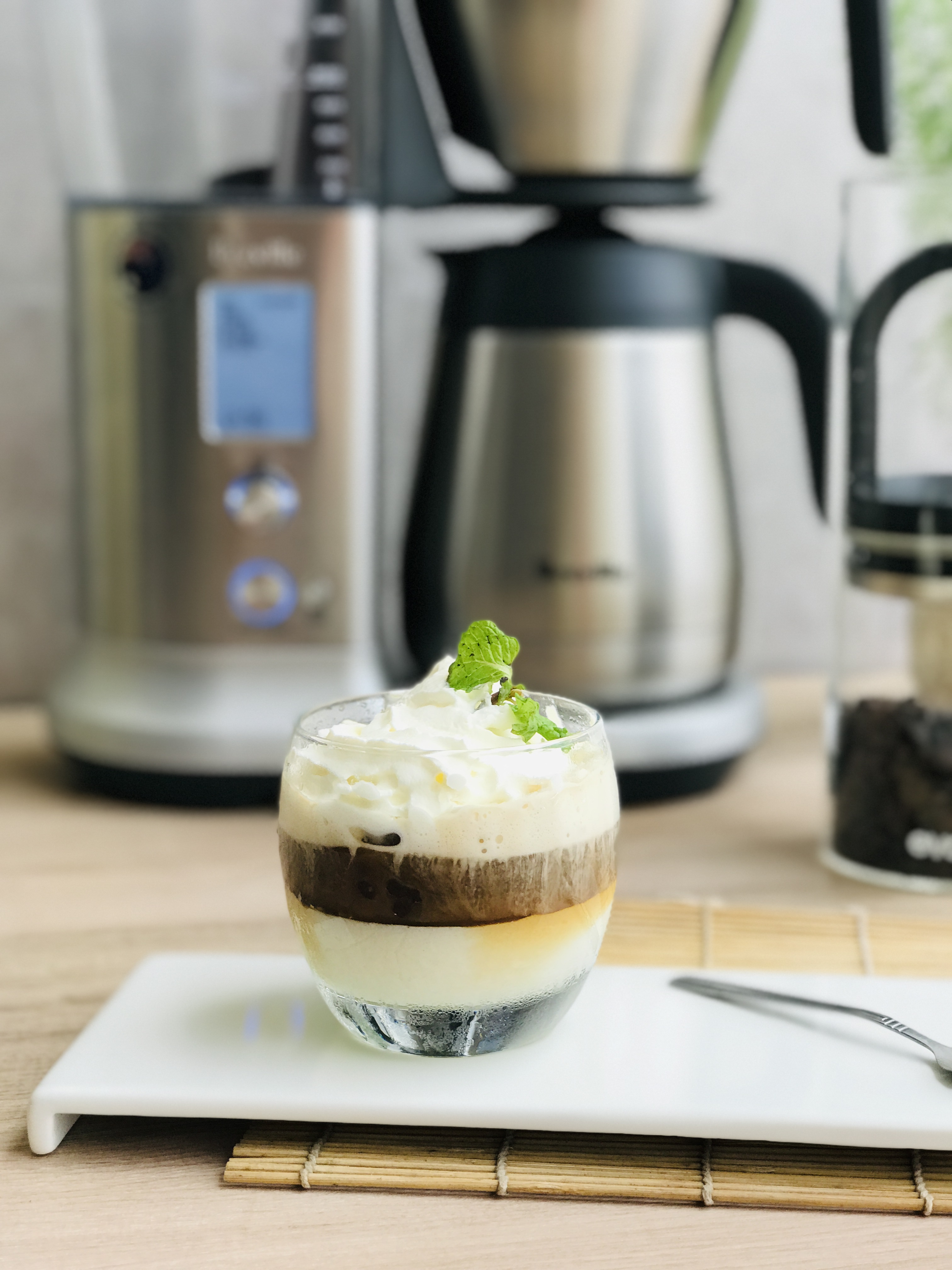 Coffee Sago Panna cotta