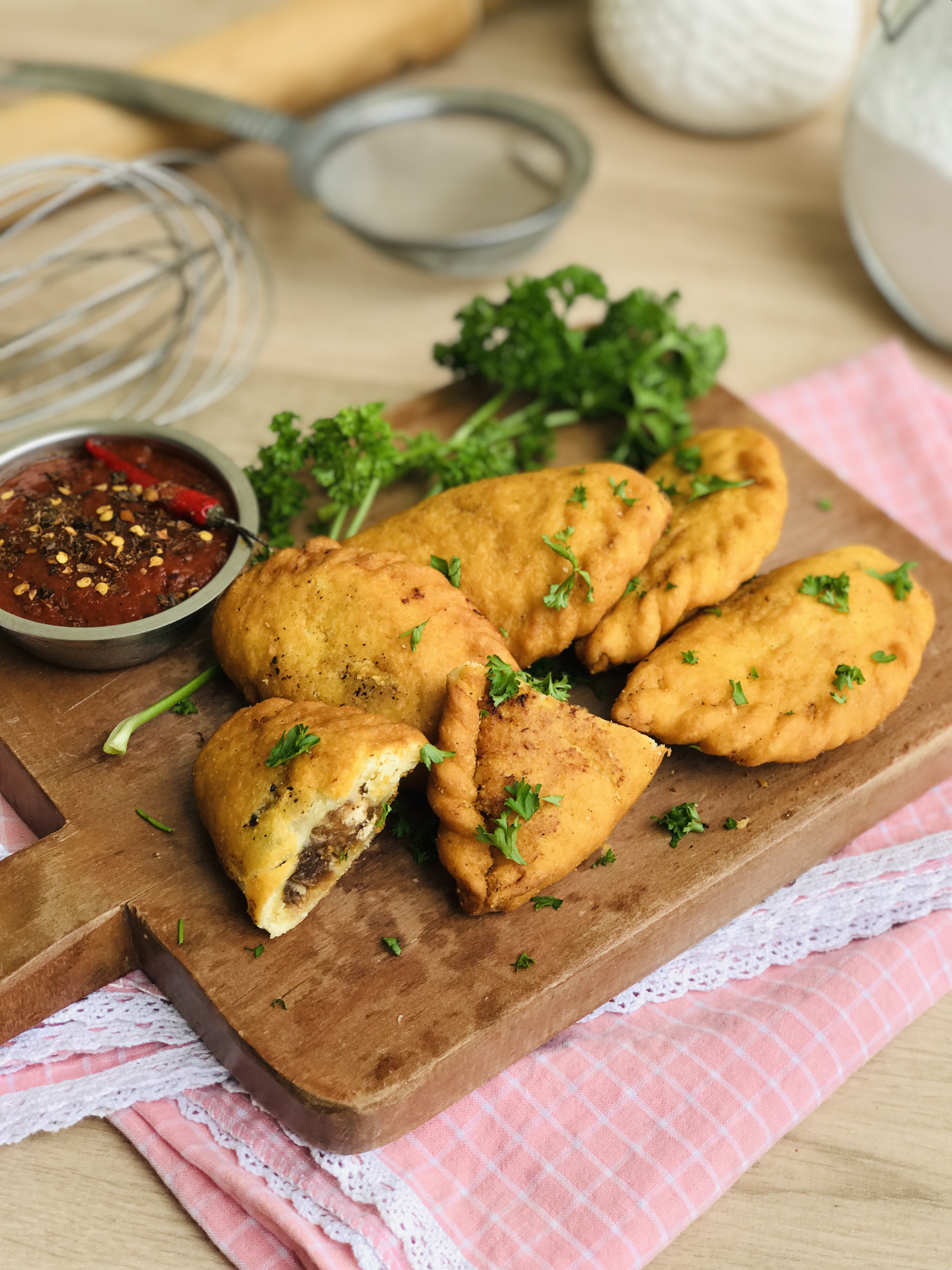 Air Fried Beef Empanada