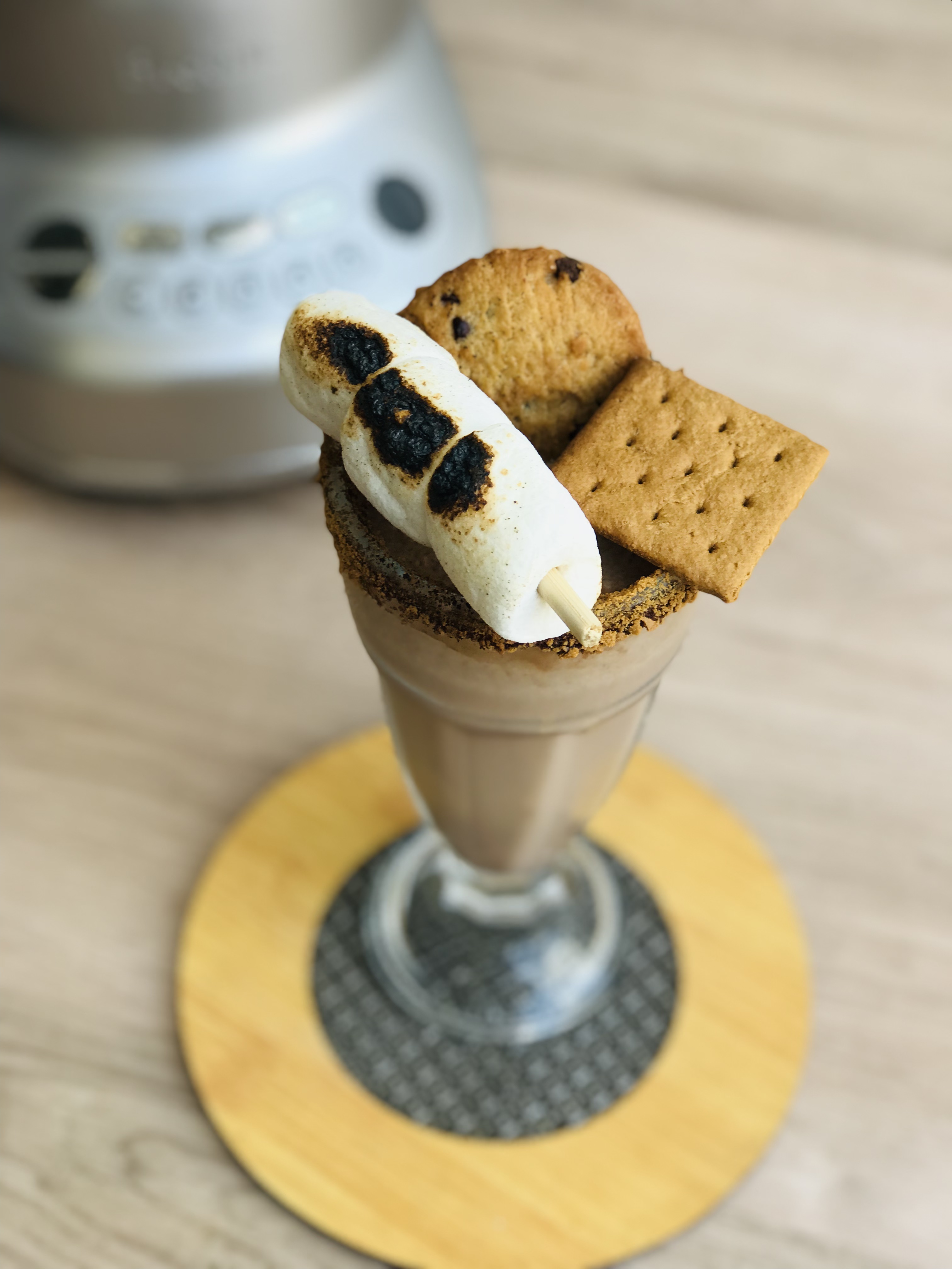 Smores Chocolate Chip Milkshake