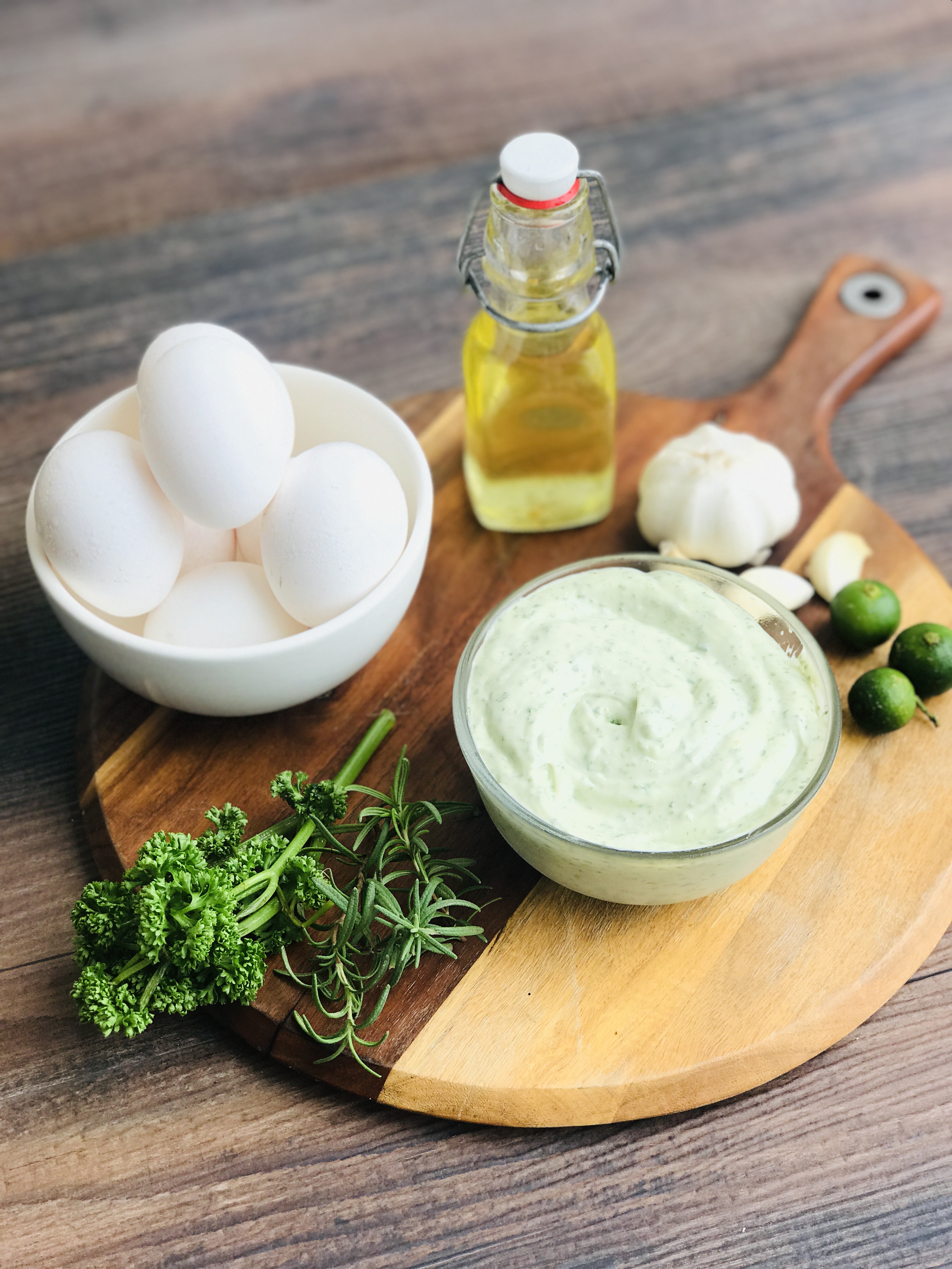 Homemade Herbed Mayonnaise