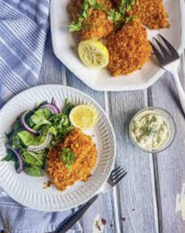 Breville Air-fried Cornflakes Crusted Cod