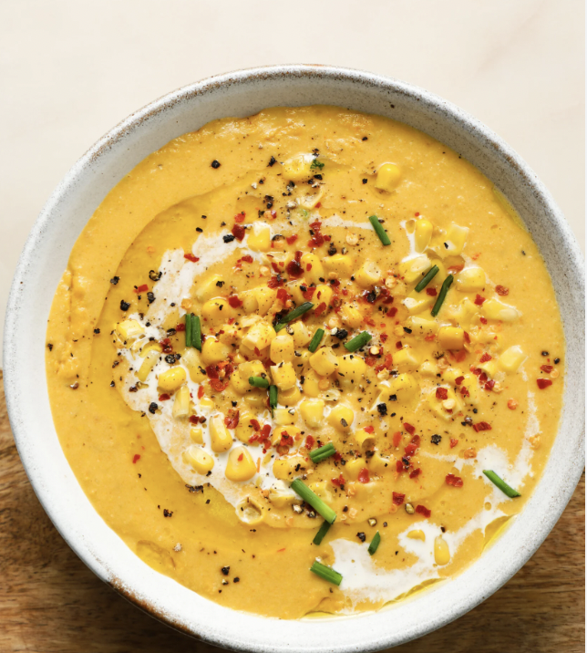 Creamy Coconut Miso Corn Soup