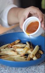 Salted Eggyolk Pepper Fries