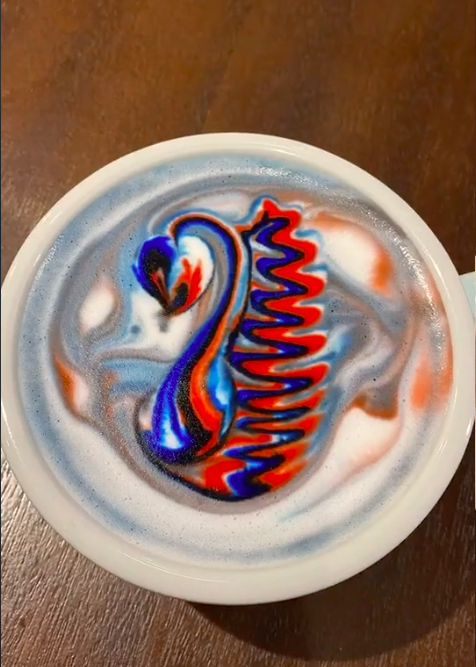Red Blue Latté